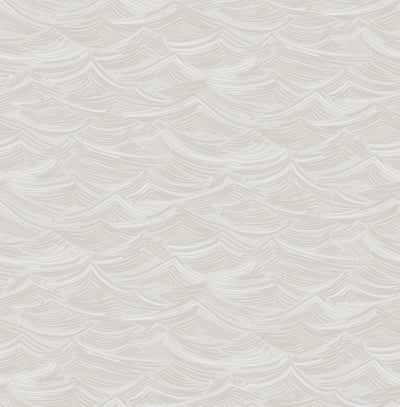 product image of Calm Seas Wallpaper in Grey and White from the Day Dreamers Collection by Seabrook Wallcoverings 537