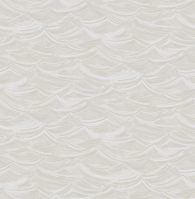 media image for Calm Seas Wallpaper in Grey and White from the Day Dreamers Collection by Seabrook Wallcoverings 231
