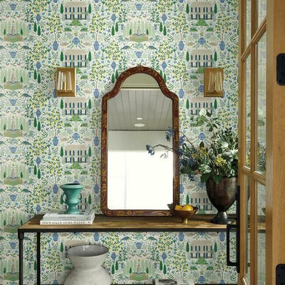 product image for Camont Wallpaper in Blue-Green from the Rifle Paper Co. Collection by York Wallcoverings 43