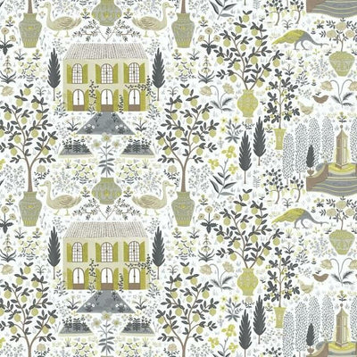 product image for Camont Wallpaper in Linen and Gold from the Rifle Paper Co. Collection by York Wallcoverings 94