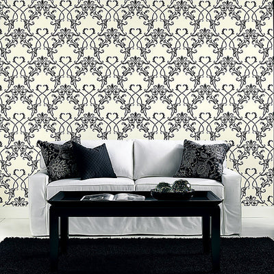 product image of Candela Chandelier Wallpaper in Brown by Brewster Home Fashions 586