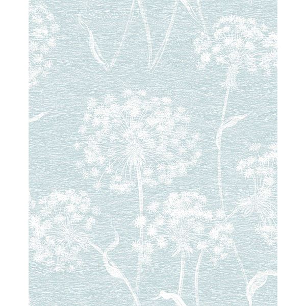 media image for Carolyn Dandelion Wallpaper in Light Blue from the Nature by Advantage Collection by Brewster Home Fashions 297