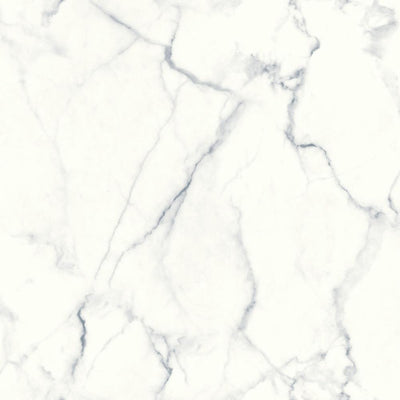 product image of Carrara Marble Peel & Stick Wallpaper in Blue and Grey by RoomMates for York Wallcoverings 582