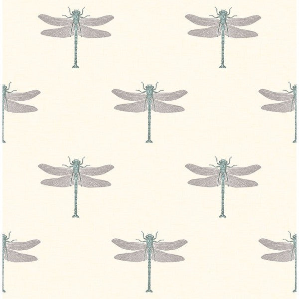 media image for Catalina Wallpaper in Black, White, and Aqua from the Tortuga Collection by Seabrook Wallcoverings 238