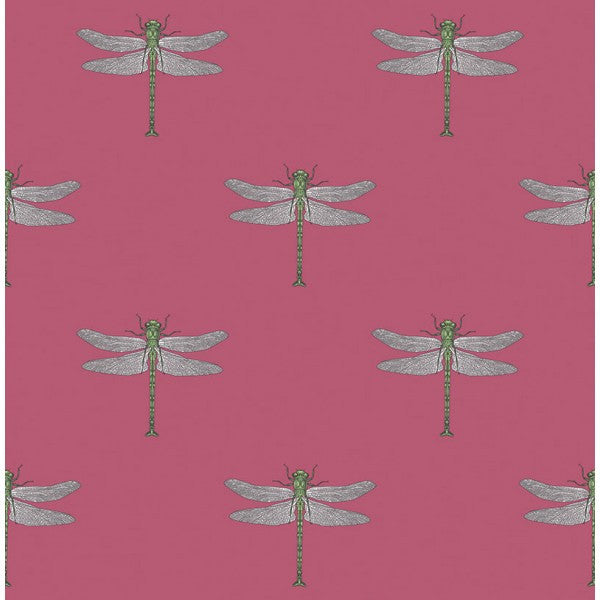 media image for Catalina Wallpaper in Pink and Green from the Tortuga Collection by Seabrook Wallcoverings 212
