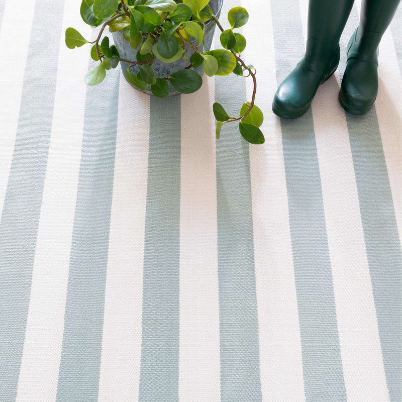 media image for catamaran stripe light blue ivory indoor outdoor rug by annie selke rdb197 1014 2 231