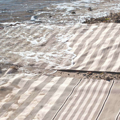 product image for catamaran stripe platinum ivory indoor outdoor rug by annie selke rdb199 1014 3 77