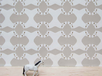 product image for Cavalry Wallpaper in Sand Gray design by Cavern Home 49
