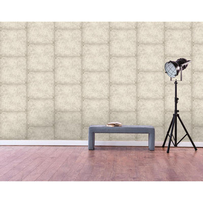 product image for Cement Peel & Stick Wallpaper in Grey by RoomMates for York Wallcoverings 39