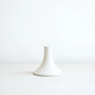 product image for ceramic grand taper holder matte white 3 18