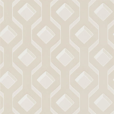 product image of Chareau Flock Wallpaper in Ivory from the Mandora Collection by Designers Guild 531