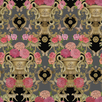 product image for Chateau Wallpaper in Noir from the Daydreams Collection by Matthew Williamson for Osborne & Little 85