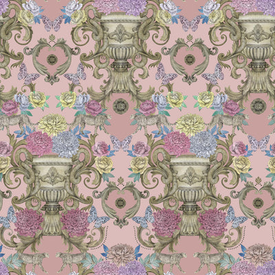 product image of Chateau Wallpaper in Pink from the Daydreams Collection by Matthew Williamson for Osborne & Little 523