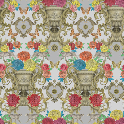 product image for Chateau Wallpaper in Silver from the Daydreams Collection by Matthew Williamson for Osborne & Little 70