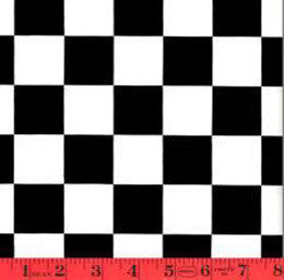 media image for Checkered Contact Wallpaper in Black and White by Burke Decor 210