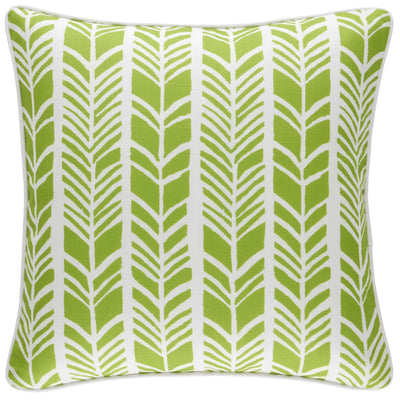 product image for Chevron Stripe Green Indoor/Outdoor Decorative Pillow 15