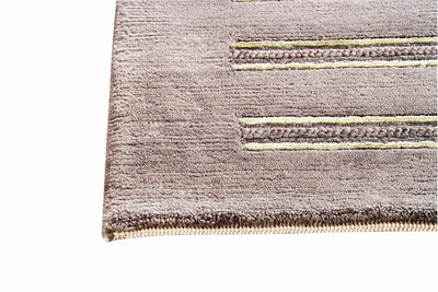 product image for Chicago Collection Wool and Viscose Area Rug in Grey design by Mat the Basics 15