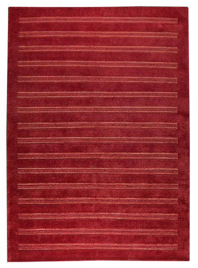 product image for Chicago Collection Wool and Viscose Area Rug in Red design by Mat the Basics 71