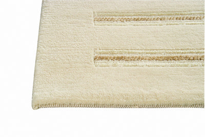 product image for Chicago Collection Wool and Viscose Area Rug in White design by Mat the Basics 45