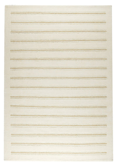 product image for Chicago Collection Wool and Viscose Area Rug in White design by Mat the Basics 19
