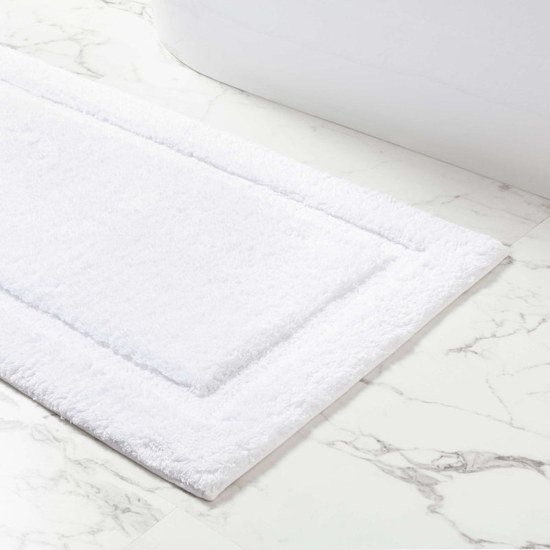 media image for classic white bath rug by annie selke pc2854 22 1 299