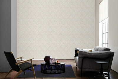 product image for Classic Baroque Wallpaper in Cream and Beige design by BD Wall 17