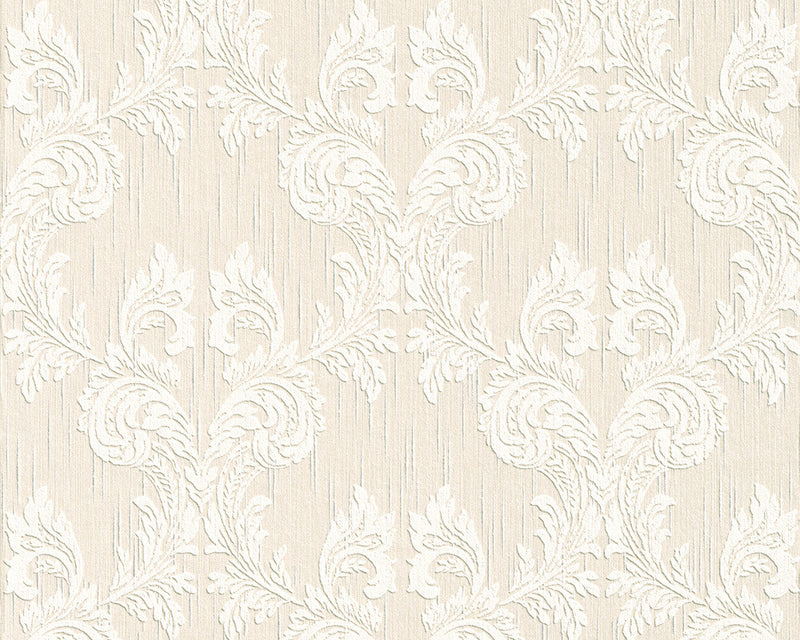 media image for Classic Baroque Wallpaper in Cream and Beige design by BD Wall 26