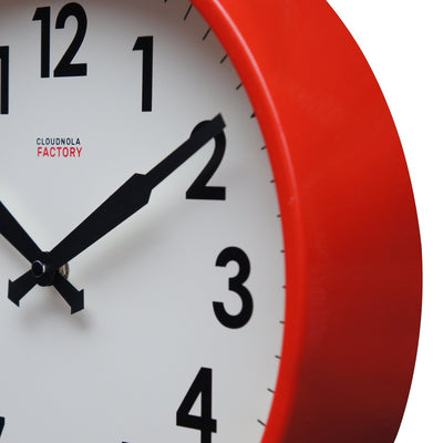 product image for Factory Red Numbers Clock 82