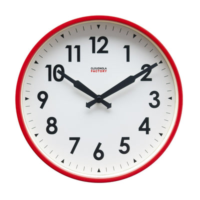 product image for Factory Red Numbers Clock 32