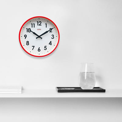 product image for Factory Red Numbers Clock 27