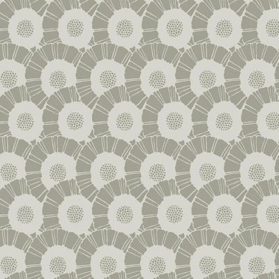 product image of Coco Bloom Wallpaper in Grey and Ivory from the Deco Collection by Antonina Vella for York Wallcoverings 596