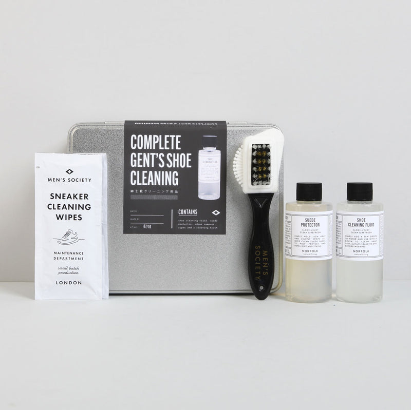 media image for complete gents shoe cleaning kit design by mens society 1 25