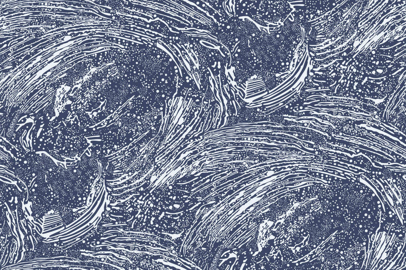media image for Cosmic Splash Wallpaper in Lazurite design by Aimee Wilder 267