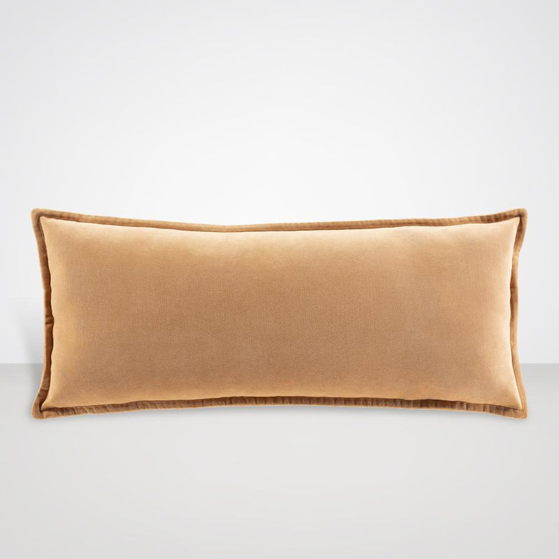 media image for cotton velvet lumbar pillow by surya 10 229
