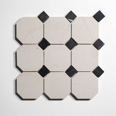 product image for Crema Accent Nero St. Gabriel Tile Sample 82