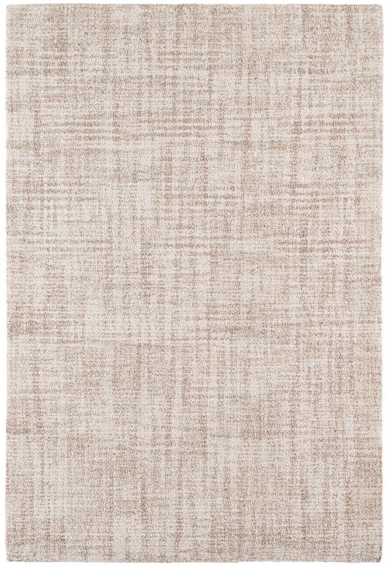 media image for crosshatch ivory micro hooked wool rug by annie selke da1004 258 1 291