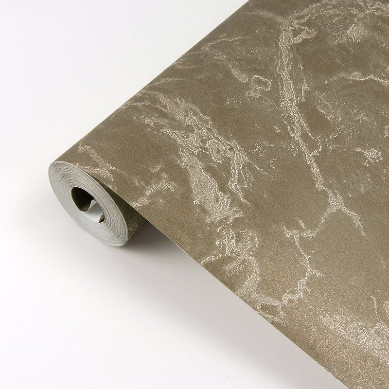 media image for Crux Marble Wallpaper in Chocolate from the Polished Collection by Brewster Home Fashions 269
