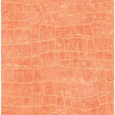 product image for Curacao Animal Pattern Wallpaper in Deep Orange from the Tortuga Collection by Seabrook Wallcoverings 22
