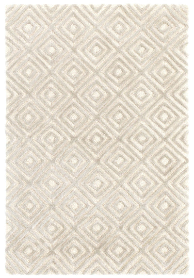 product image of cut diamond silver tufted wool viscose rug by annie selke da924 258 1 599