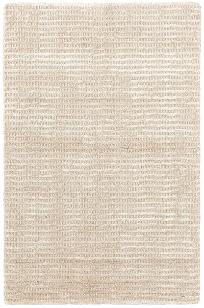 product image for cut stripe ivory hand knotted viscose wool rug by annie selke rda243 258 1 25