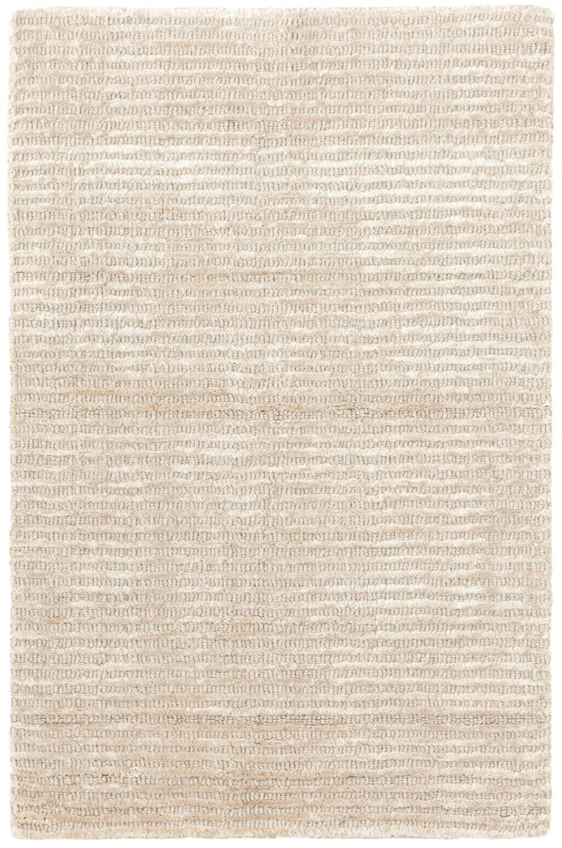 media image for cut stripe ivory hand knotted viscose wool rug by annie selke rda243 258 1 266