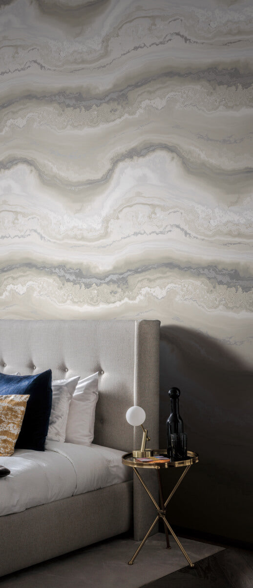 media image for Moontide Wallpaper in White Calcite from the Artisan Digest Collection by York Wallcoverings 298