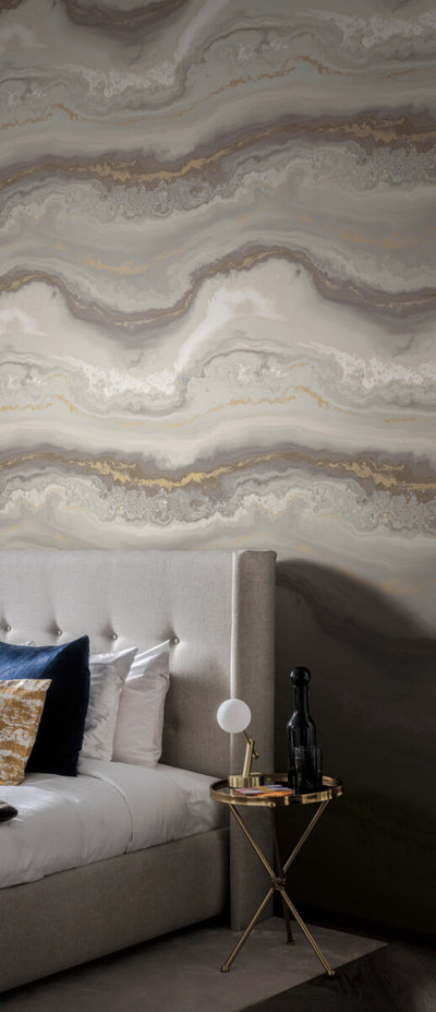 product image for Moontide Wallpaper in Pyrite from the Artisan Digest Collection by York Wallcoverings 64