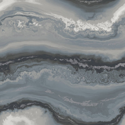 product image of Moontide Wallpaper in Blue Agate from the Artisan Digest Collection by York Wallcoverings 558