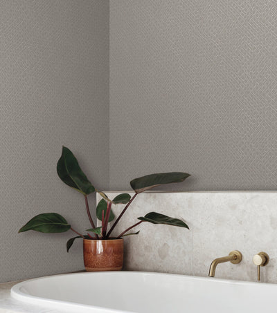 product image for Bede Wallpaper in Grey from the Artisan Digest Collection by York Wallcoverings 55