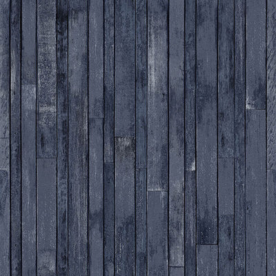 product image of Azelma Navy Wood Wallpaper from Design Department by Brewster 571
