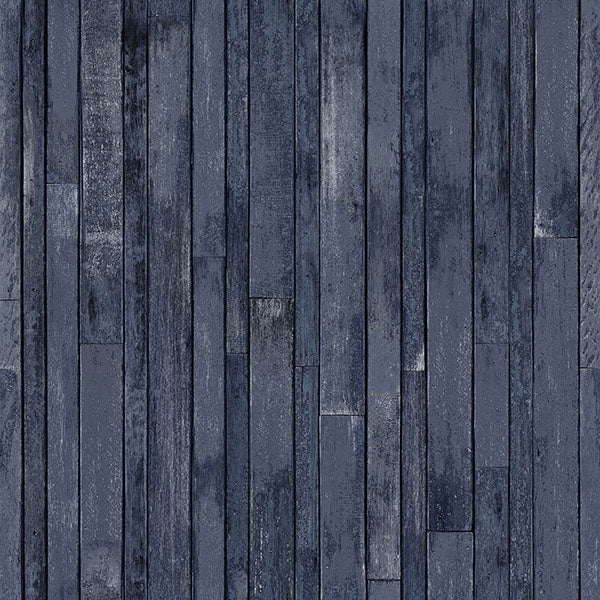 media image for Azelma Navy Wood Wallpaper from Design Department by Brewster 278