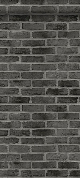 media image for Burnham Black Brick Wall Wallpaper from Design Department by Brewster 224