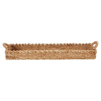 product image for decorative hand woven seagrass tray with handles by bd edition df3162 1 26