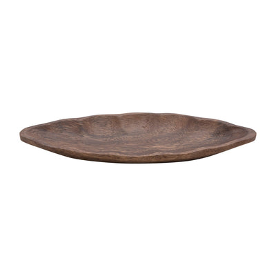 product image of Hand-Carved Acacia Wood Leaf Shaped Dish 586